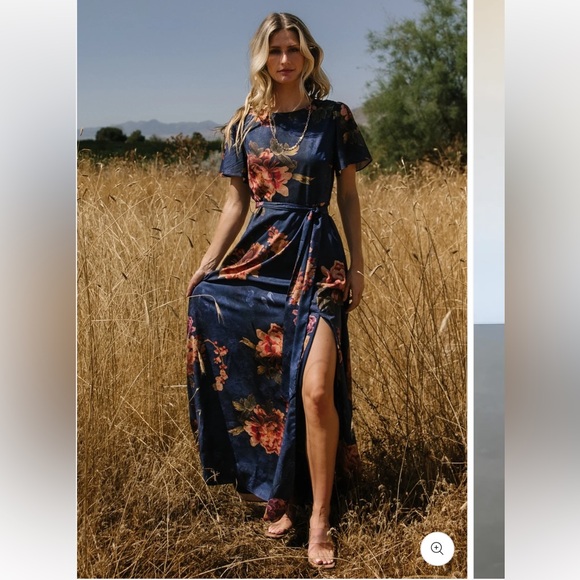 NWT Baltic Born Maxi Dress Floral with Side Slit Womens sz 2X - Picture 2 of 16